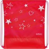 Herlitz SoftLight Plus Stars&Strips, Cartera de escuela rojo