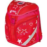 Herlitz SoftLight Plus Stars&Strips, Cartera de escuela rojo