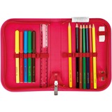 Herlitz SoftLight Plus Stars&Strips, Cartera de escuela rojo