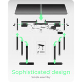 ICY BOX IB-EW122B-TT, Mesa negro