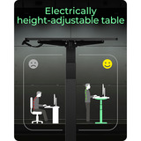 ICY BOX IB-EW122B-TT, Mesa negro