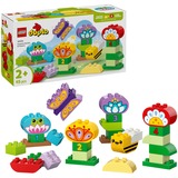 LEGO DUPLO Jardín y Flores Creativas, Juegos de construcción Juego de construcción, 2 año(s), Plástico, 45 pieza(s), 652 g