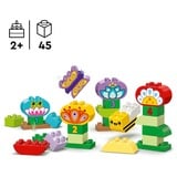 LEGO DUPLO Jardín y Flores Creativas, Juegos de construcción Juego de construcción, 2 año(s), Plástico, 45 pieza(s), 652 g
