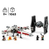 LEGO Star Wars Caza TIE y Ala-X Fusionados, Juegos de construcción Juego de construcción, 9 año(s), Plástico, 1063 pieza(s), 1,37 kg