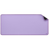 Logitech Desk Mat Studio Series Lavanda, Alfombrilla de ratón Lavanda, Lavanda, Monocromo, Nylon, Poliéster, Base antiderrapante