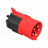 NRGkick Adaptador de enchufe 32A - 5 polos, máx. 22kW negro/Rojo