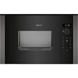 Neff HLAWD23G0 microondas Grafito Solo microondas Integrado 20 L 800 W negro/Grafito, Integrado, Solo microondas, 20 L, 800 W, Pantalla incorporada, LED