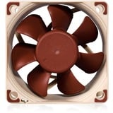 Noctua NF-A6X25 FLX sistema de refrigeración para ordenador Carcasa del ordenador Ventilador 6 cm Marrón marrón/blanco, Ventilador, 6 cm, 1600 RPM, 3000 RPM, 19,3 dB, 29,2 m³/h