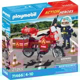 PLAYMOBIL City Action Motocicleta de bomberos en el lugar del accidente, Juegos de construcción 