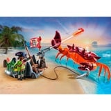 PLAYMOBIL La batalla de los piratas contra el cangrejo gigante, Juegos de construcción 