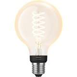 Philips HUE Pack de 1 G93, Luz de LED Philips Hue White Pack de 1 G93, Bombilla inteligente, Negro, Gris, Bluetooth/Zigbee, LED, E27, Blanco suave