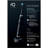 Procter & Gamble iO Series 10 Adulto Cepillo dental oscilante Negro, Cepillo de dientes eléctrico negro, Adulto, Cepillo dental oscilante, Cuidados diarios, Limpieza profunda, Cuidado de las encías, Sensible, Blanqueador, Negro, 2 min, Alrededor