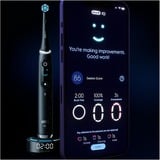 Procter & Gamble iO Series 10 Adulto Cepillo dental oscilante Negro, Cepillo de dientes eléctrico negro, Adulto, Cepillo dental oscilante, Cuidados diarios, Limpieza profunda, Cuidado de las encías, Sensible, Blanqueador, Negro, 2 min, Alrededor