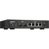 QNAP QSW-2104-2S switch No administrado 2.5G Ethernet Negro, Interruptor/Conmutador No administrado, 2.5G Ethernet