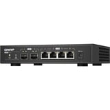 QNAP QSW-2104-2S switch No administrado 2.5G Ethernet Negro, Interruptor/Conmutador No administrado, 2.5G Ethernet