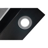 Respekta CH 89090 S, Campana extractora negro/Acero fino