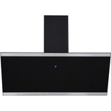 Respekta CH 89090 S, Campana extractora negro/Acero fino