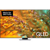 SAMSUNG GQ85Q80DAT, TV QLED plateado/Negro