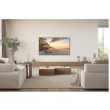 SAMSUNG GQ85Q80DAT, TV QLED plateado/Negro