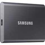 SAMSUNG Portable SSD T7 1000 GB Gris, Unidad de estado sólido gris, 1000 GB, USB Tipo C, 3.2 Gen 2 (3.1 Gen 2), 1050 MB/s, Protección mediante contraseña, Gris