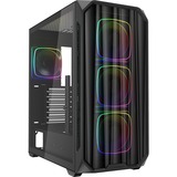 Sharkoon AK5M RGB , Cajas de torre negro