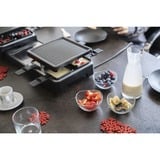 Unold 48755 parrilla de interior 8 personas(s) 1300 W Negro, Raclette negro, 8 personas(s), Plástico, Negro, Rectangular, Aluminio, 21 x 21 mm