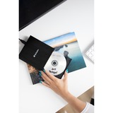 Verbatim External Slimline CD/DVD Writer unidad de disco óptico DVD±RW Negro, Regrabadora DVD negro, Negro, Bandeja, Horizontal, Portátil, DVD±RW, USB 2.0