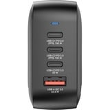 Verbatim Mini GaN Charger 100W Universal Negro Corriente alterna Carga rápida Interior, Cargador negro, Interior, Corriente alterna, Negro