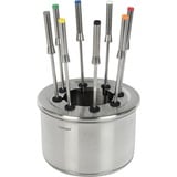 WMF Lumero 61.3020.1009 parrilla de interior 8 personas(s) 1960 W Negro, Acero inoxidable, Raclette acero fino/Negro, 1960 W