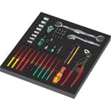 Wera Inserto de espuma Kraftform Kompakt Wartung Set 1, Kit de herramientas negro/Multi color