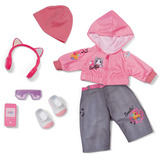 ZAPF Creation  Creation BABY born Cool Girl Outfit 43cm, Accesorios para muñecas 