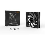 be quiet! Pure Wings 3 120mm PWM high-speed, Ventilador negro