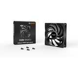 be quiet! Pure Wings 3 120mm PWM high-speed, Ventilador negro