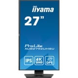 iiyama ProLite XUB2792UHSU-B6 pantalla para PC 68,6 cm (27") 3840 x 2160 Pixeles 4K Ultra HD LED Negro, Monitor LED negro (mate), 68,6 cm (27"), 3840 x 2160 Pixeles, 4K Ultra HD, LED, 4 ms, Negro