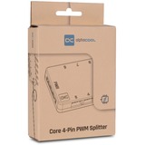 Alphacool Core 10x 4-Pin PWM Splitter, Control del ventilador negro