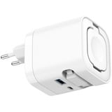 Ansmann Home Charger HC265PD con cable y cargador Apple Watch 5,8A 65W 2 puertos blanco