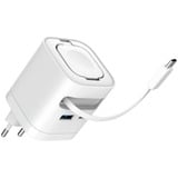 Ansmann Home Charger HC265PD con cable y cargador Apple Watch 5,8A 65W 2 puertos blanco