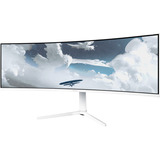 Arozzi Nova 49TUW165, Monitor de gaming blanco