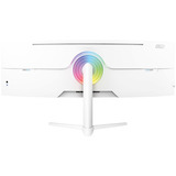 Arozzi Nova 49TUW165, Monitor de gaming blanco