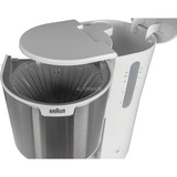Braun 0X13211070, Cafetera de filtro blanco/Acero fino