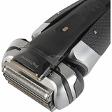 Braun 9597cc, Máquina de afeitar plateado/Negro
