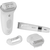 Braun Silk-épil 7 7-441, Depiladora blanco/Plateado