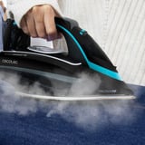 Cecotec 3D ForceAnodized 750 Smart, Plancha a vapor negro/Celeste