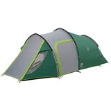 Coleman Tienda túnel para 3 personas Chimney Rock 3 Plus BlackOut, Tienda de campaña verde/Gris