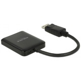 DeLOCK 87769 divisor de video DisplayPort 2x HDMI, Display Port Splitter  negro, DisplayPort, 2x HDMI, 3840 x 2160 Pixeles, Negro, De plástico, 1.4/2.2