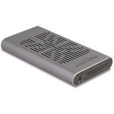 DeLOCK Carcasa USB externa 20 Gbps para 2 x M.2 NVMe PCIe SSD, Caja de unidades gris