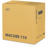 DeepCool Macube 110 Negro Cristal Templado Lateral, Cajas de torre negro, Midi Tower, PC, Negro, micro ATX, Mini-ITX, Acrilonitrilo butadieno estireno (ABS), SPCC, Vidrio templado, Juego