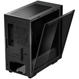 DeepCool Macube 110 Negro Cristal Templado Lateral, Cajas de torre negro, Midi Tower, PC, Negro, micro ATX, Mini-ITX, Acrilonitrilo butadieno estireno (ABS), SPCC, Vidrio templado, Juego