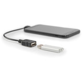 Digitus Adaptador USB 2.0, conector Micro USB 90° > puerto USB-A negro