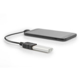 Digitus Adaptador USB 2.0, conector Micro USB 90° > puerto USB-A negro